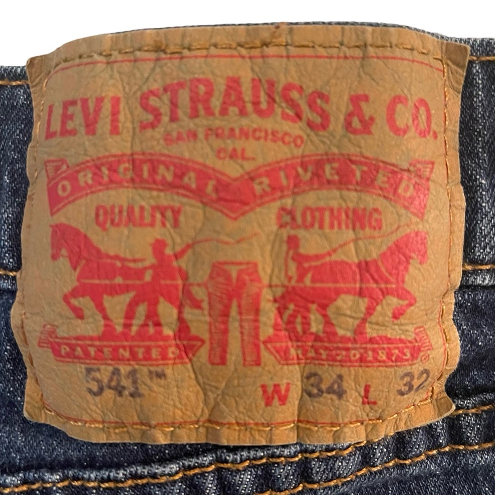 Levi's 541 Athletic Fit Blue Jeans - Picture 4 of 4